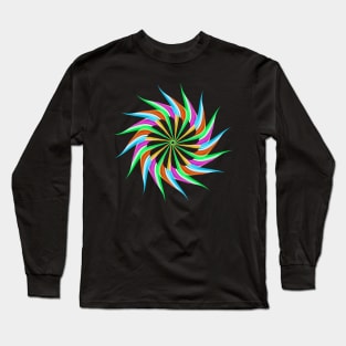 Multicolor mandala Long Sleeve T-Shirt